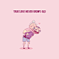 True love never grows old : Inspired by the Pixar animation 'Up'