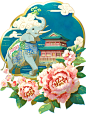 城市冰箱贴 | 云南西双版纳 | 大象孔雀 - 小红书