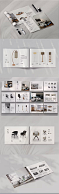 室内家具产品画册ps模板目录宣传册ai排版版式设计psd源文件素材-淘宝网