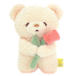 【直营】日本sunlemon可爱感恩小熊玫瑰款毛绒玩具公仔女礼物生日-淘宝网