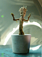 Dancing Baby Groot. I can not scroll past this gif!