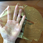 水丝膜热水可溶水晶蛋白面膜纸 吸液保湿干膜纸黄金水丝膜果冻