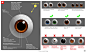  Guide on eye execution made for internal artists and outsourcing.   