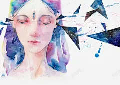 插画女孩 页面网页 平面电商 创意素材