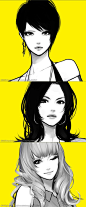 Girls illustration, drawing / Ragazze, illustrazione, disegno - by Dahlia Takenaka