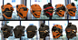 Phantom Project helmet designs, Mohammed Z. Mukhtar : render tests