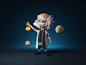 Stan the Scientist sci-fi cyberpunk scientist character illustration 3d character character design character render blender illustration 3d