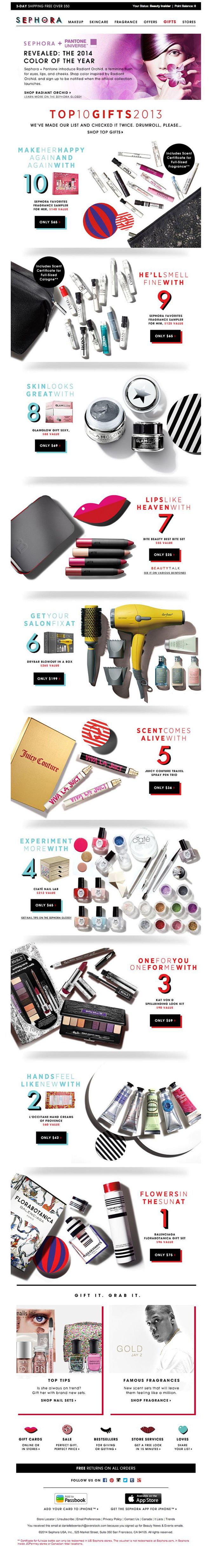 Sephora email