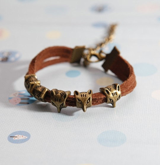 Fox bracelet-   Bron...