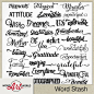 Word Stash  CU OK Digital Word Art Set  Instant by WordArtWorld