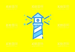 灯塔  - 源文件下载【酷图网】灯塔,通用小图标,名片图标,矢量图标,网址图标,标志图标,企业LOGO标志,设计素材,广告设计,图标素材