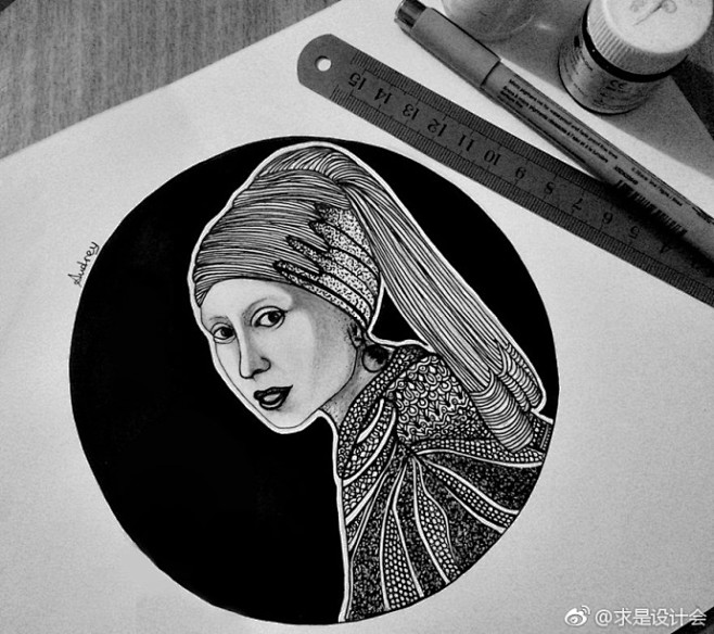 来自插画艺术家​ Doodlebug的水...
