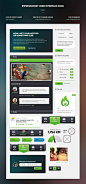 Impressionist User Interface Pack on the Behance Network