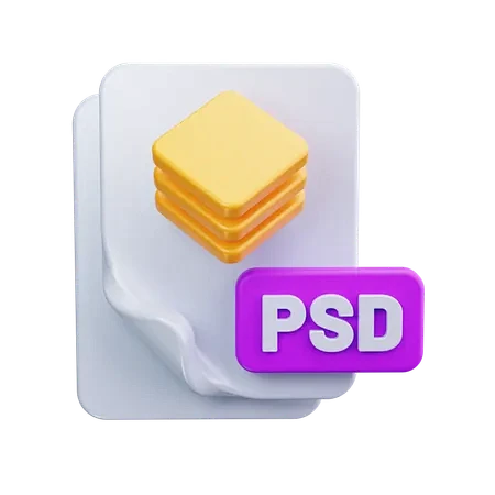 Psd 文件 3D 图标