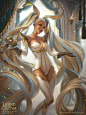 Zhen Ji - Honor of Kings, Viktoria Gavrilenko : First of a bunch of splash arts done for Tencent's Honor of Kings.