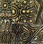 经典玛雅图案金属浮雕3d材质贴图下载