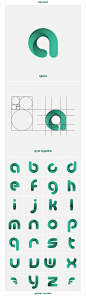 alpha on Behance - logo, logo design, logotype, logomark, symbol, vector, graphic, digital art, logo inspiration