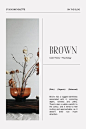 Brown: Colour Theory and Psychology for Branding