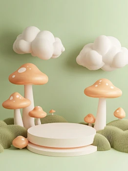 A cute clay scene wi...