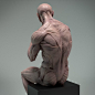 ArtStation - Male Écorché - Michelangelo's Lorenzo de' Medici, Kotaro Fukuda