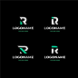 一套 r 字母logo标志矢量图素材