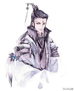 剑网三#动漫##插画##卡通##手绘##唯美##小清新##素材##矢量人物##美图##背景##cg##游戏#