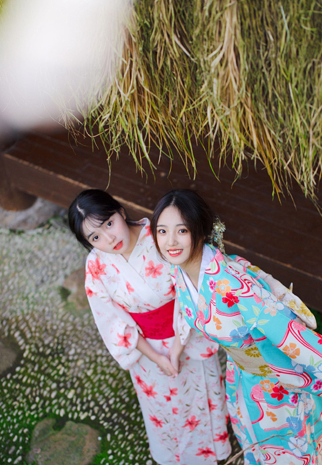 日系和服姐妹花性感养眼写真图片415性感美女美桌网