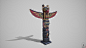 Wooden Totem Pole, Stanislav Sivachek : Wooden Totem Pole by Stanislav Sivachek on ArtStation.