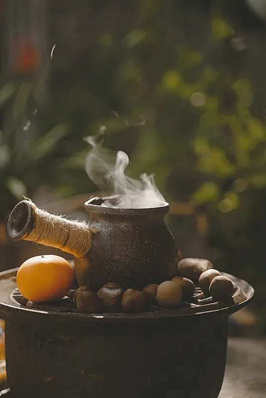 围炉煮茶照片下载