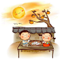 四个季节图片下载
