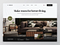网页页面参考 首页 Azie Melasari from dribbble