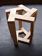 pentagon table / itamar burstein http://www.designboom.com/weblog/cat/8/view/9013/itamar-burstein-pentagon-table-and-stools.html----->>>Checkout #craftpro #router #cutters by #Woodfordtooling----->>> http://www.pinterest.com/woodfordtool