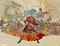 【日本封建特色 | 这才是真正的东方鬼怪该有的面貌《rising sun》美术欣赏】