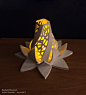 3D打印的花朵烛台。模型文件可在https://myminifactory.com/cn/  下载。设计师 Andrew Reynolds  #灯# #卧室# #床头柜#