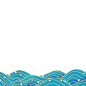 蓝色浪花海浪