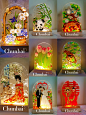 DIY|玻璃画小夜灯|摆摊市集