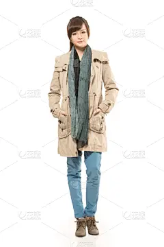 现代,女人,亚洲,垂直画幅,美,未来,美人,厚衣服,充满的,看