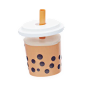 珍珠奶茶 3D 图标