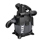 The FLEX 1.6 Gallon Wet/Dry Vacuum dominates spills, dust, and debris with powerful suction. Optimize your runtime and performance to meet job demands with enhanced Eco and Boost modes. Clogs are a thing of the past with instant flow reversal, keeping the