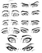 #铁皮人分享# 绘画参考
二次元五官 ​​​​