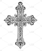 天主教十字吊坠古董法国插图