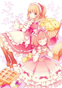 插画手绘 二次元美女 动漫 萌 壁纸
