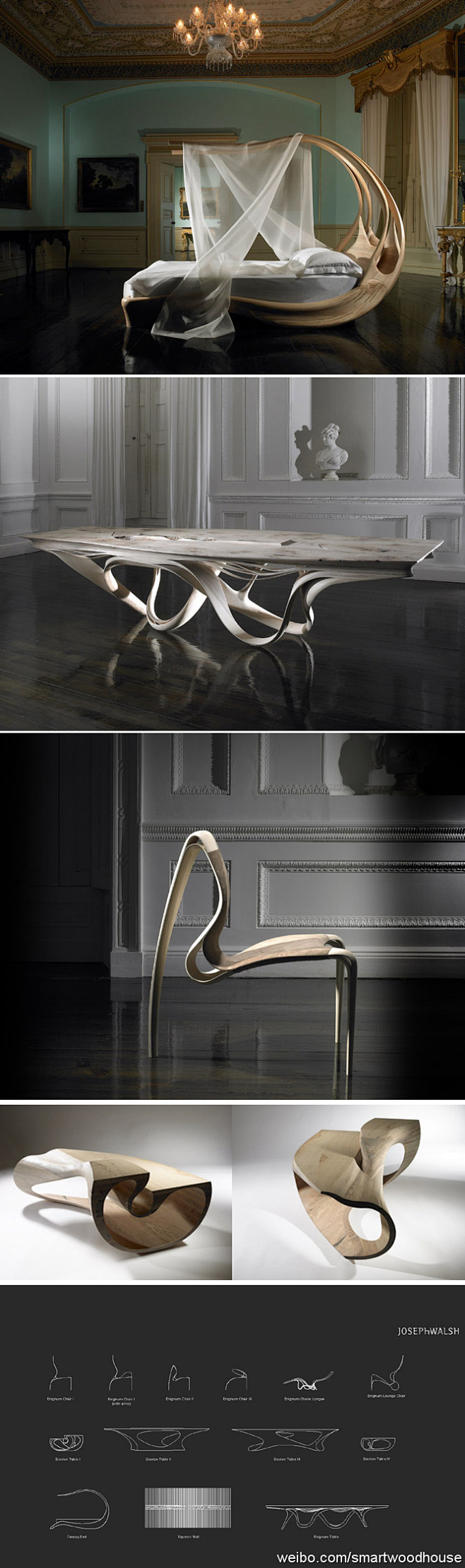 Joseph Walsh的家具作品 - ...