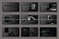 黑色简洁摄影工作室作品展示商业提案ppt模板素材