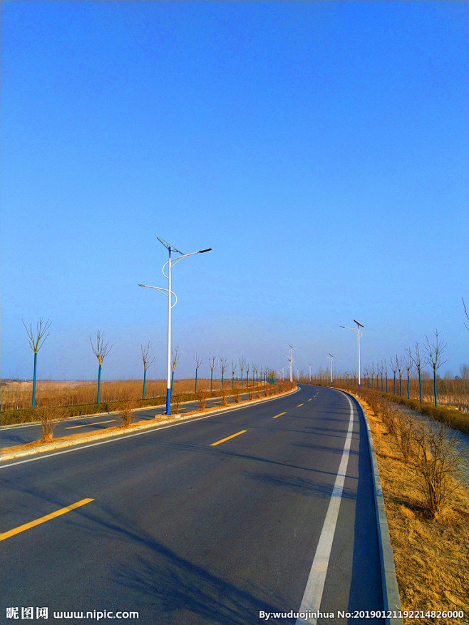 美丽的道路风景