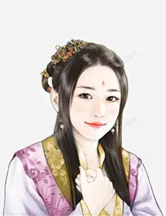 古代美女高清素材 手绘 设计图片 免费下载 页面网页 平面电商 创意素材 png素材