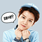 #吴世勋##鹿晗# sticker Line! (Big size) 