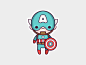 Cute Captain America
