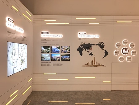 多功能展厅设计_工艺工法展示设计_房地产临时售楼处展厅展馆设计-智汀国际-花瓣网