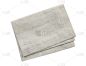 灰米色隔离折叠荔枝布、粗麻布抹布、毛巾。
